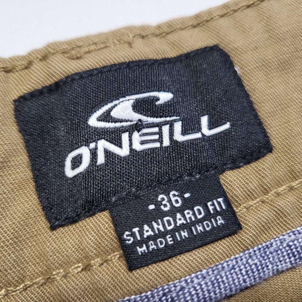Oneill Chino Shorts Mens 36 (Actual 38" Waist)  Standard Fit 38 X 10 Tan - Picture 2 of 11